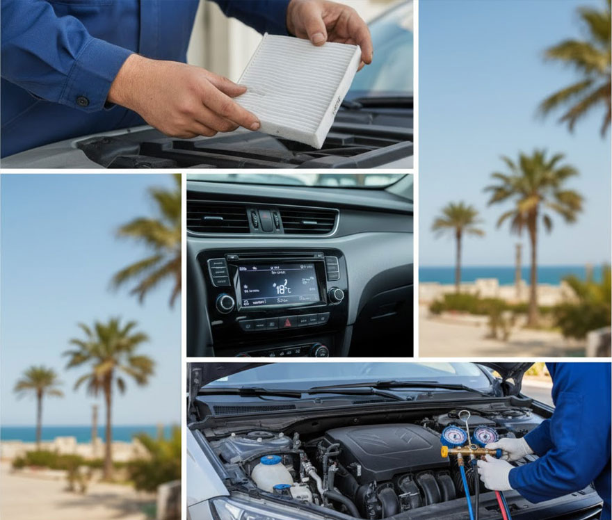 دليل التكييف المتكامل: كيف تواجه حرارة الصيف الليبي بسيارة باردة؟